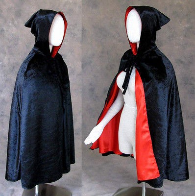   Blue Lined Silver Cloak Cape Artemisia Designs Princess Costume L XL