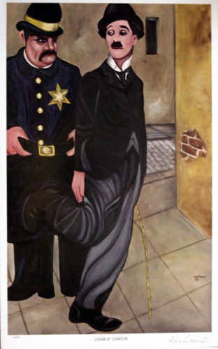 Charlie Chaplin Ferdie Pacheco Print