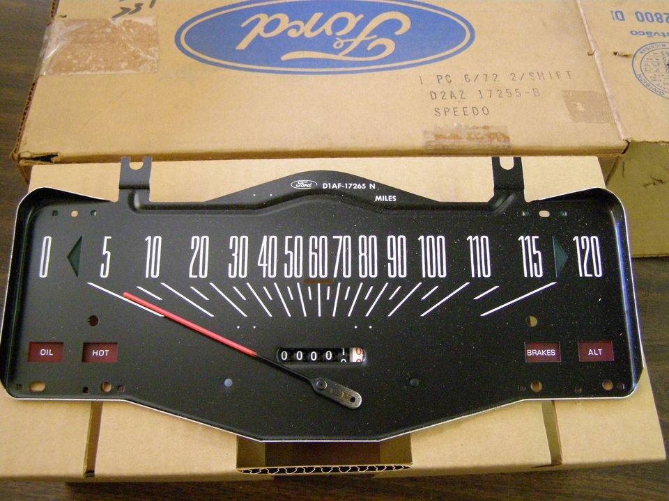 NOS 1971 1972 Ford Galaxie 500 Speedometer / Odometer LTD