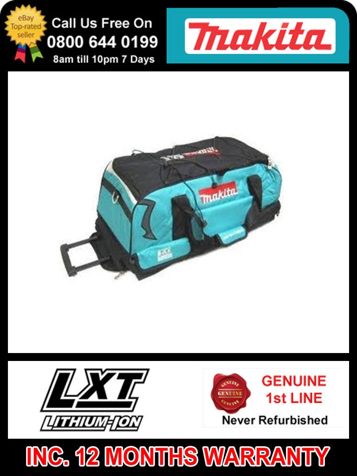   18V LXT LI ION LXT600 HOLDALL BAG TOOLBOX 6 PIECE TOWABLE ON WHEELS