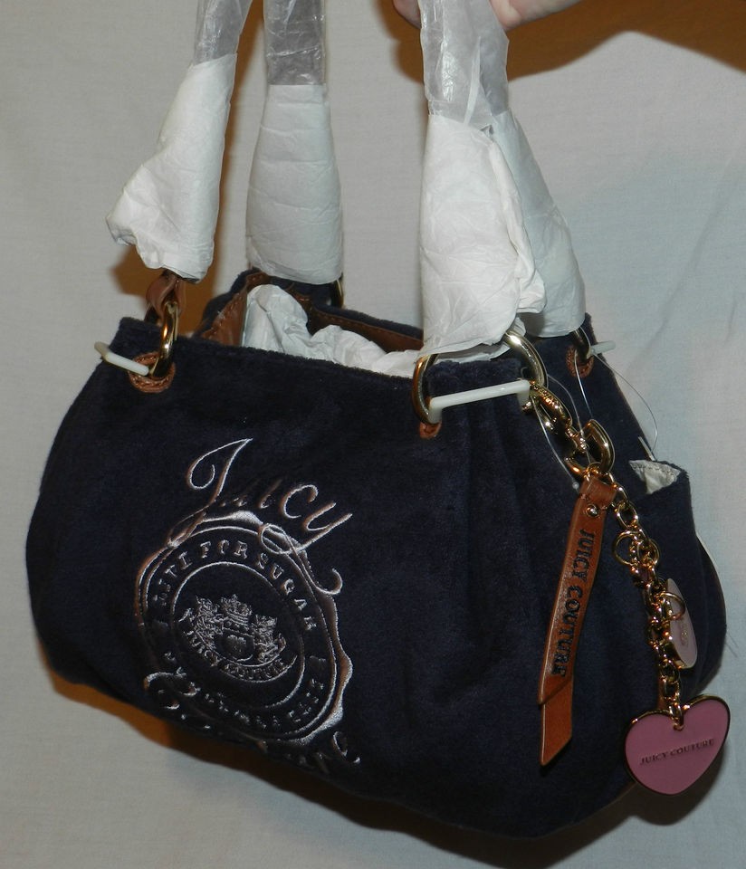 Juicy Couture Blue Purse Handbag Baby Fluffy ***Cute***