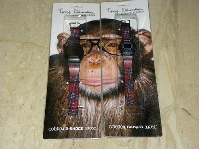 Terry Richardson X Casio G Shock X Baby G Shock APE Watch Set Obey 