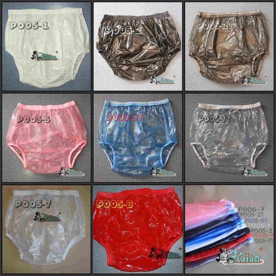 10 * ADULT BABY PLASTIC PANTS PVC incontinence #P005