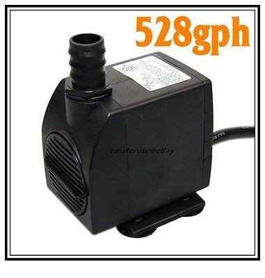   Indoor Outdoor Fountain Pump Hydroponics 45 Watts 9.8 FT Lift