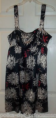 Vertigo Paris BCBG Womens L Stretch Satin Mod Print Jumper Dress EUC