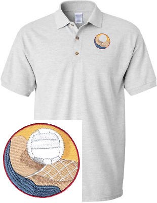 Beach Volleyball Sports Soccer Golf Embroidered Embroidery Polo Shirt