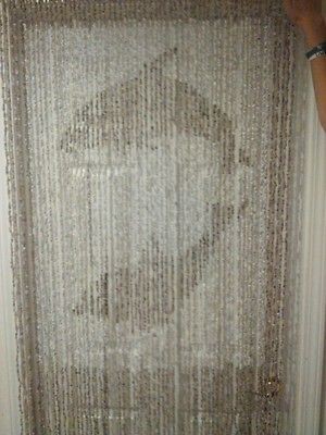 Bamboo Beaded Door Curtain Tranqu​il Beach Scene