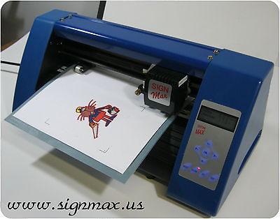   12 Vinyl Cutter with OPTIC Laser Eye & software WinPCSIGN BASIC 2012