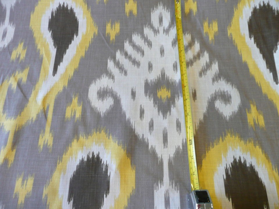 Robert Allen Fabric Batavia Ikat Citrine Purple 54 Dwell Studio