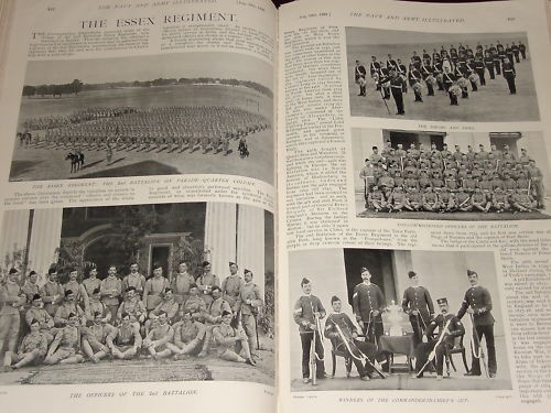 1898 2ND BATT ESSEX REGIMENT DRUMS FIFES OFFICERS NCOS