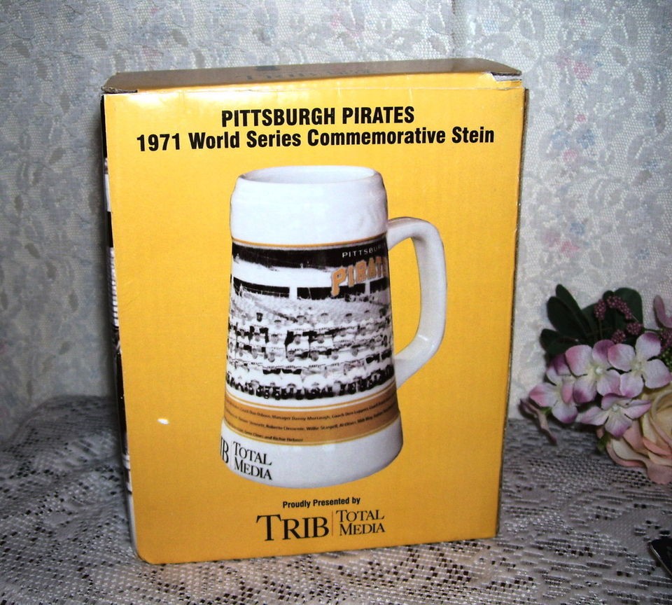 PITTSBURGH PIRATES STEIN 1971 WORLD SERIES MIB