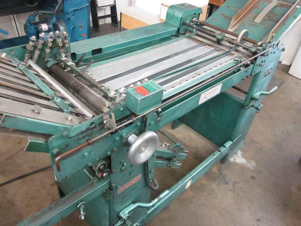 Baum Folder Baumfolder 17 ½ x 22 ½ Friction Feeder