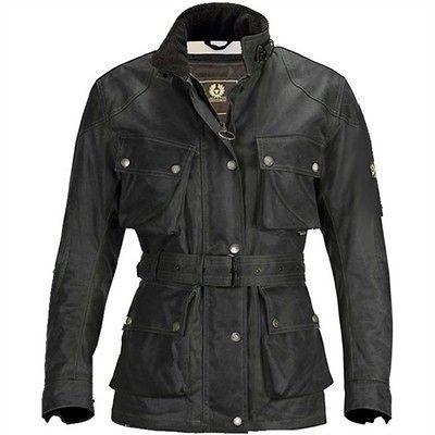 New Belstaff Classic Tourist Trophy Lady Black Size 38 Trialmaster 