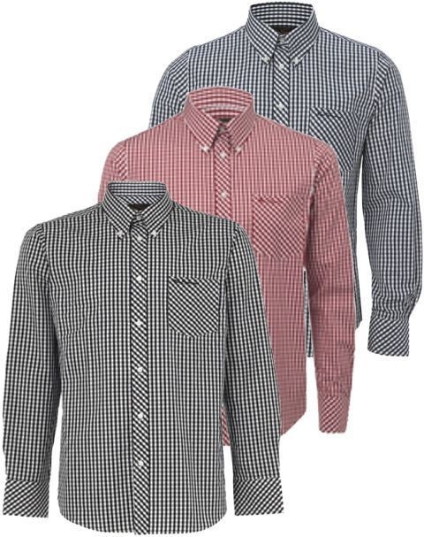 Ben Sherman Shirt WiltShire Long Sleeve Gingham Check