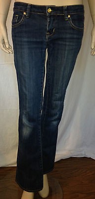 Fidelity Denim by Jason Trotzuk Lotus Low Waist Boot Cut Flare Size 26 