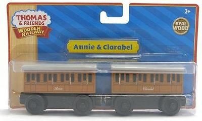 ANNIE AND CLARABEL   Thomas & Friends Wooden Train Coaches K NIB   USA 