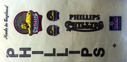 PHILLIPS VINTAGE BIKE BICYCLE STICKER DECAL NOS