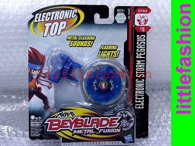 HB b 10 beyblade metal fusion electronic storm pegasus launcher 