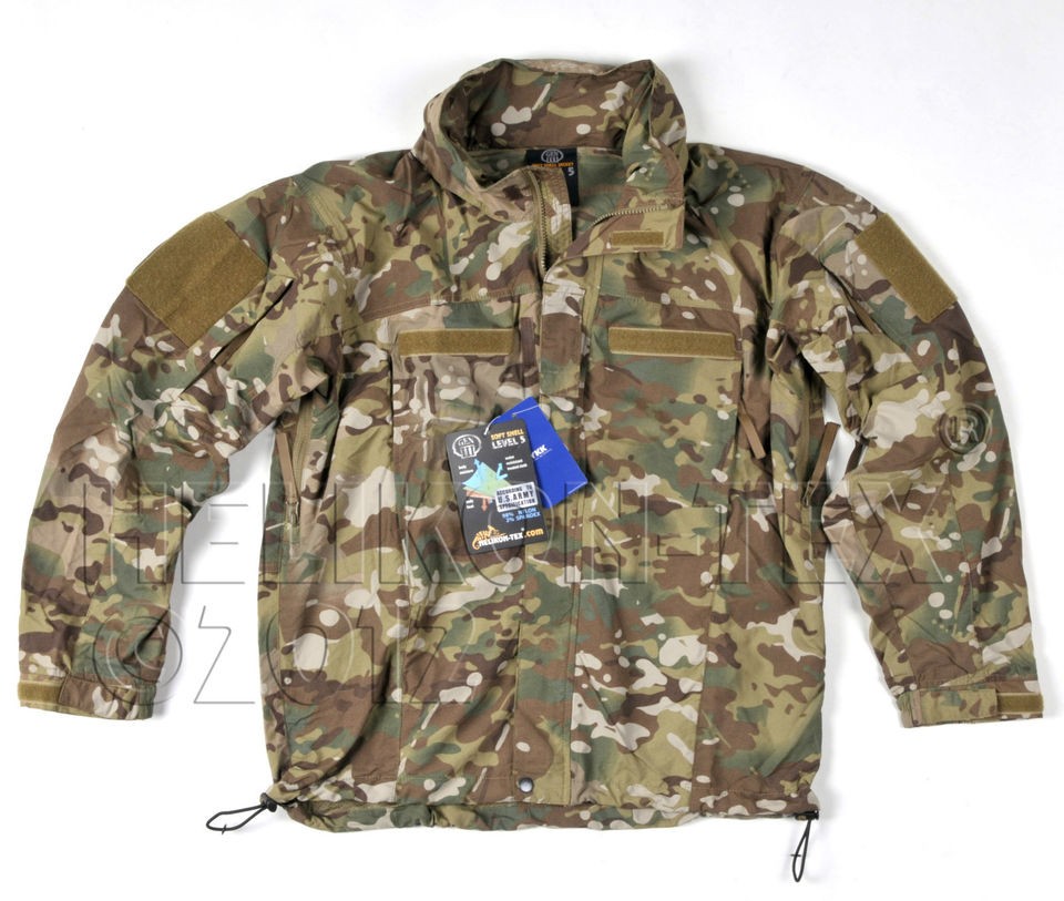 Helikon SOFT SHELL level 5 Gen. 2 waterproof multicam outdoor Jacket 