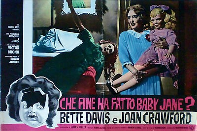   HAPPENED TO BABY JANE DOLL Poster BETTE DAVIS JOAN CRAWFORD IN BONDAGE