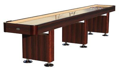   SHUFFLEBOARD TABLE in ESPRESSO by BERNER BILLIARDS +BONUS KIT ~ NEW