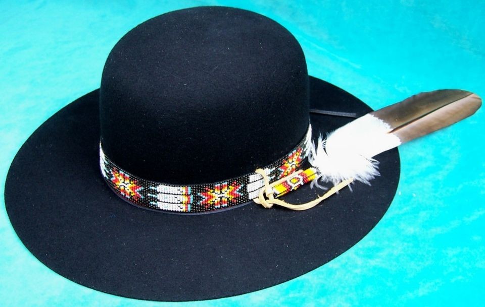 JIMI HENDRIX, BILLY JACK, INDIAN JOE HAT , HATBAND & FEATHER CHOICE