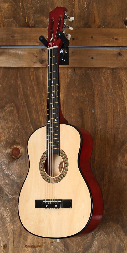 wood junior 1/2 size steel string acoustic Guitar half Short Scale