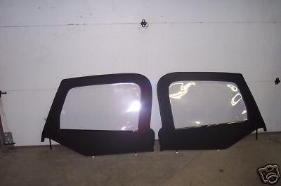 97 06 Jeep Wrangler NEW BLACK DNIM Upper Doors SOFT TOP (Fits Jeep)