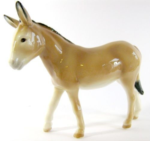 John Beswick Hand Painted Donkey   Standing