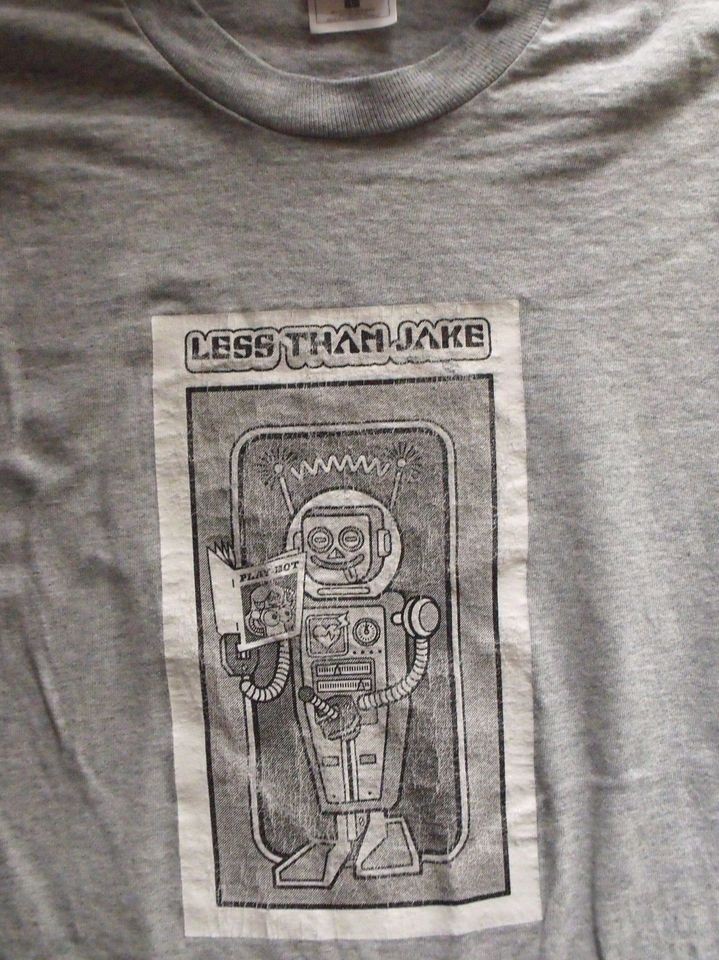 Less Than Jake gross Robot T SHIRT size Large