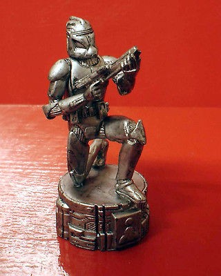 STAR WARS SAGA EDITION CHESS WHITE PAWN CLONE TROOPER