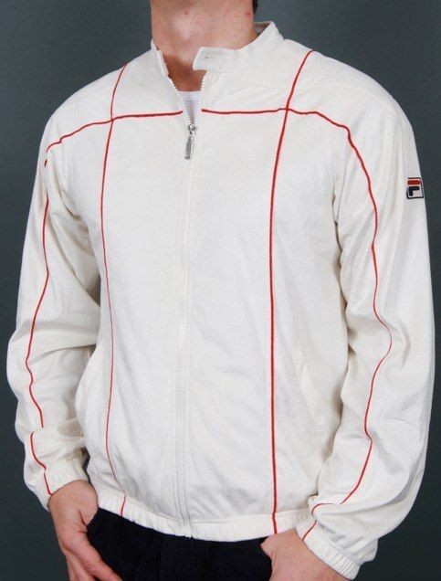 Fila Vintage Terrinda MK3 Borg Settanta Track Top White S,M,L,XL,2XL