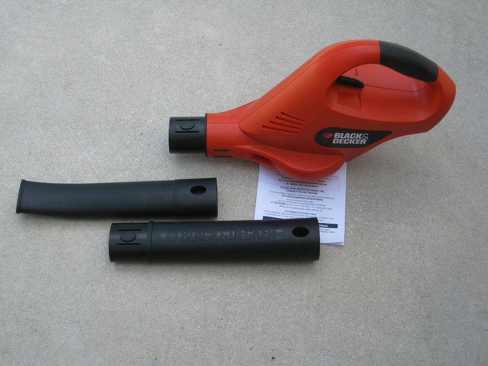 BLACK & DECKER 18V 18 VOLT CORDLESS BROOM / LEAF BLOWER NS118