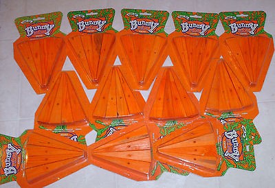 48 BUNNY BITES CARROT ALL NATURAL WOOD CHEW TOY RABBIT CHINCHILLA 