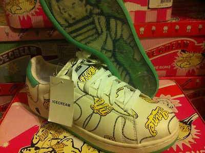 ICE CREAM SZ 8 WMN MEN BBC BILLIONAIRE BOYS CLUB BAPE SNEAKERS 