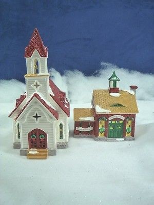 Dept 56 Snow Village Good Shepherd Chapel & School 54240 (693)