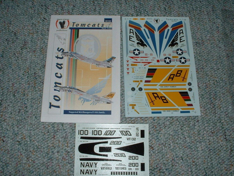 Eagle Strike 1/48 Decals # 48165 Tomcats Part VIII GG