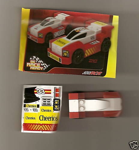 10pk 2009 CHEERIOS 33 CLINT BOWYER 1/64 LEGOS CAR PROMO