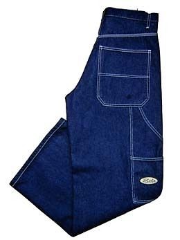 MENS BLEU BOLT CARPENTER BAGGY JEANS   INDIGO