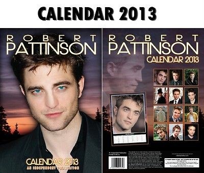 ROBERT PATTINSON TWILIGHT CALENDAR 2013 + FREE R PATTINSON FRIDGE 