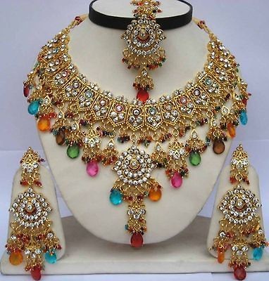 Rich Partywear & Wedding Indian BOLLYWOOD Designer Bridal KUNDAN 