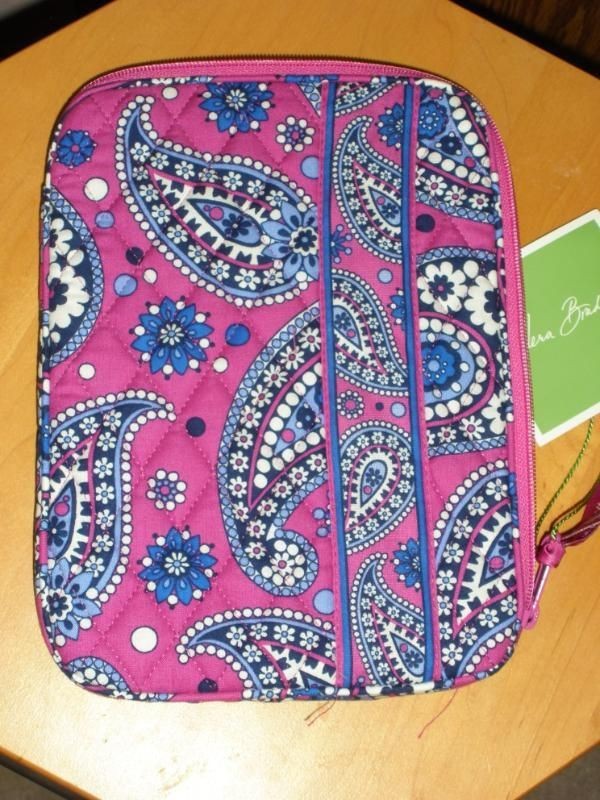 Vera Bradley*E READER SLEEVE**Boysenberry*Unused*FREE SHIP*Kindle*Nook 