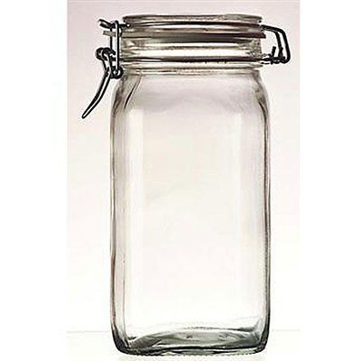   Rocco 1.5 liter Fido Glass Canning Jars (Pack of 3)   Bormioli Rocco