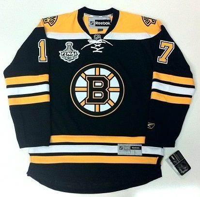 MILAN LUCIC BOSTON BRUINS 2011 RBK STANLEY CUP JERSEY