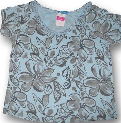 NWT☼FRESH PRODUCE☼2X Cool Breeze Tahitian Flower Ruffle Top 