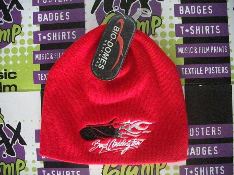 BOYD CODDINGTON AMERICAN HOTROD RED BEANIE ONE SIZE