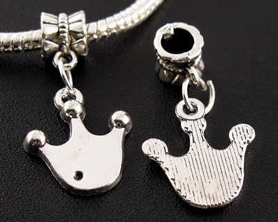   Tibetan silver Cute dangle charms beads fit European bracelet f154