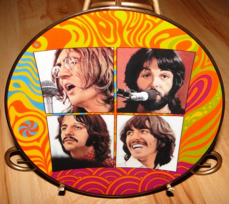 beatles collector plates in Bradford Exchange