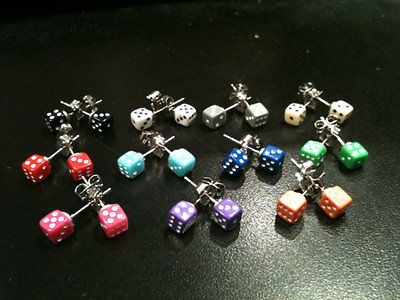 Gamer Girl Geek Nerd Dice Earrings Dungeons and Dragons Pathfinder 