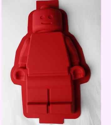 NEW LEGO SILICONE MINIFIGURE BIRTHDAY CAKE PAN MOLD